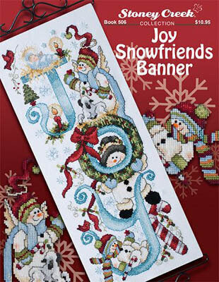 Joy Snowfriends Banner - Stoney Creek Collection Pattern