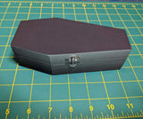 Black Wooden Coffin Notions Box - Pre-Order