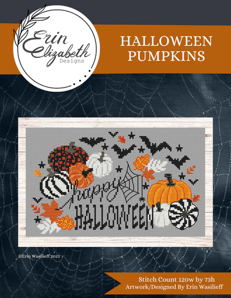 Halloween Pumpkins - Erin Elizabeth Designs Pattern