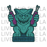 The Haunted Stitcher - LE Seam Ripping Gargoyle - Acrylic Needle Minder - PRE-ORDER