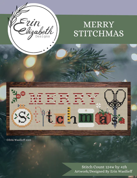 Merry Stitchmas - Erin Elizabeth Designs Pattern