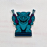 The Haunted Stitcher - LE Seam Ripping Gargoyle - Acrylic Needle Minder - PRE-ORDER
