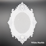 Oval Baroque Skull Frame - a 3D Printed Stitchable Object - PRE-ORDER