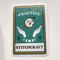 Practice Stitchcraft Tarot - Vinyl Sticker
