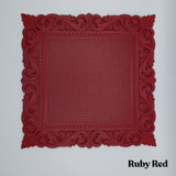 Baroque Square Frame - a 3D Printed Stitchable Object - PRE-ORDER