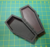 Black Wooden Coffin Notions Box - Pre-Order