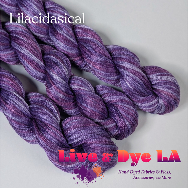 Lilacidasical - Hand Dyed Cotton Floss - PRE ORDER