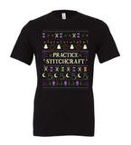 Practice Stitchcraft Halloween Pattern - Unisex Cotton T-Shirt - PRE ORDER