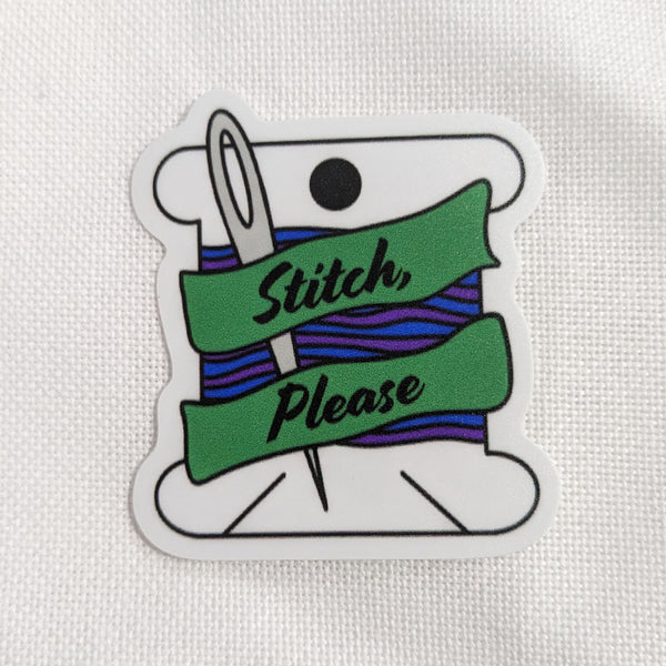 Stitch, Please - Vinyl Sticker