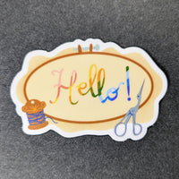 Hello! - Vinyl Sticker