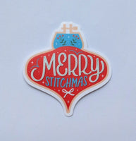Merry Stitchmas - Vinyl Sticker