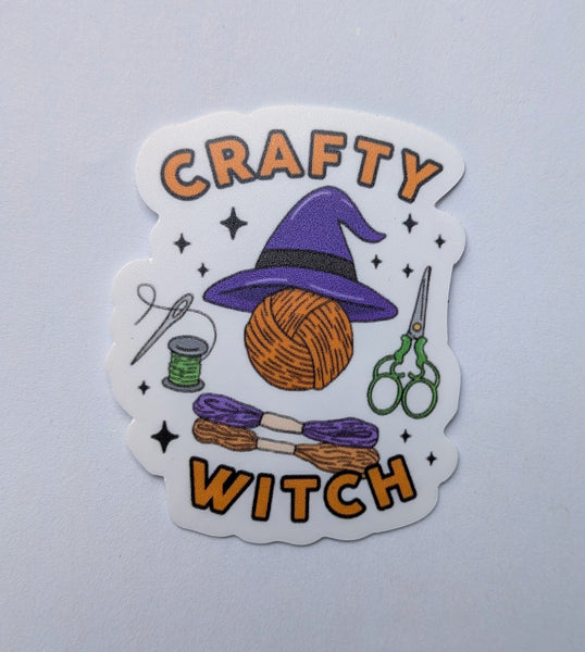 Crafty Witch - Vinyl Sticker