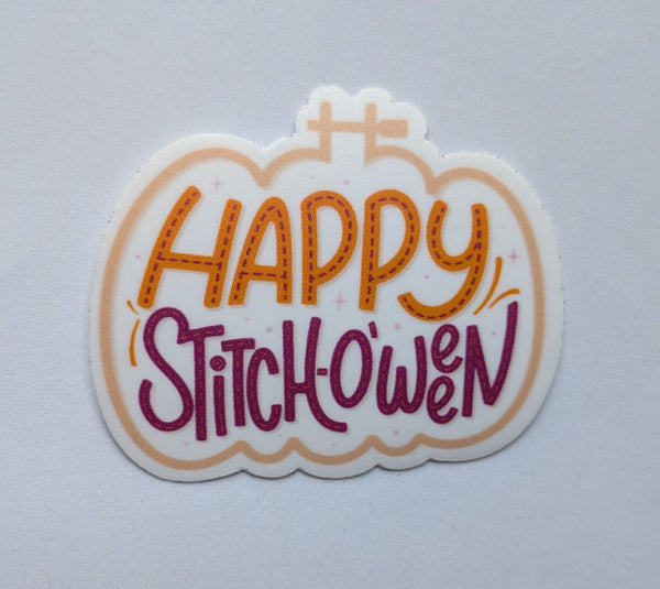 Happy Stich-O'Ween - Vinyl Sticker