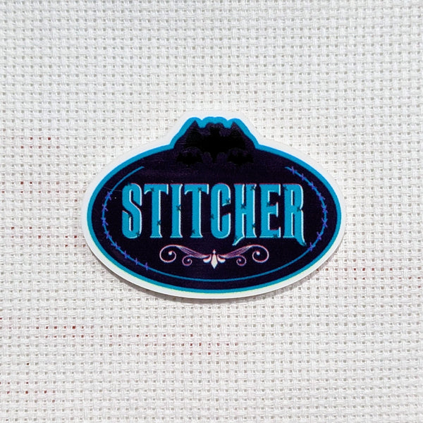 The Haunted Stitcher - Stitcher Nametag - Acrylic Needle Minder - PRE-ORDER