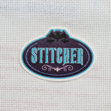 The Haunted Stitcher - Stitcher Nametag - Vinyl Sticker - PRE-ORDER