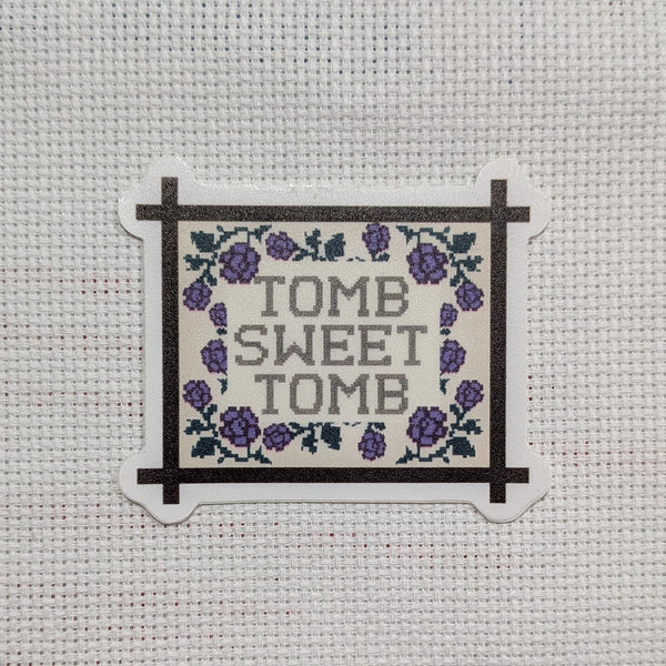 The Haunted Stitcher - Tomb Sweet Tomb - Vinyl Sticker - PRE-ORDER