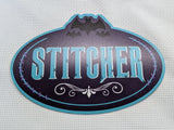 The Haunted Stitcher - Stitcher Nametag Car Magnet - PRE-ORDER