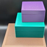 Square Stitchable Box - Choose from 3 Sizes - a 3D Printed Stitchable Object - PRE-ORDER (Copy)