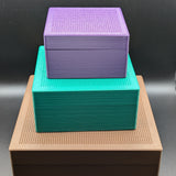 Square Stitchable Box - Choose from 3 Sizes - a 3D Printed Stitchable Object - PRE-ORDER (Copy)