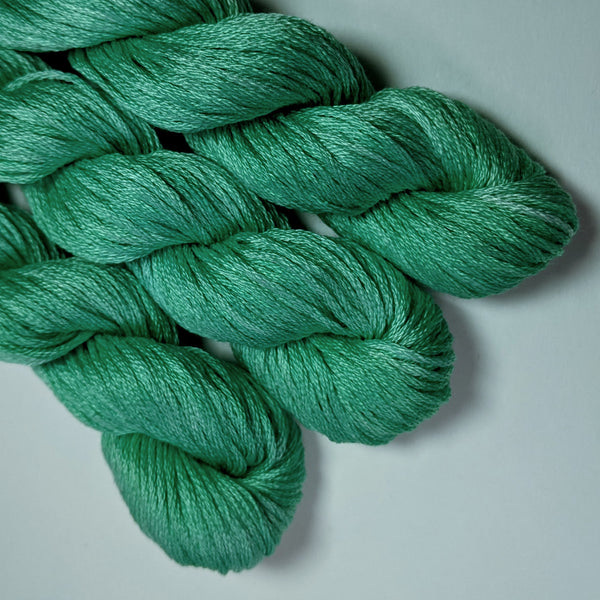 Spring Green - Hand Dyed Cotton Floss - PRE ORDER