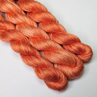 ORANGE - Hand Dyed Cotton Floss - PRE ORDER