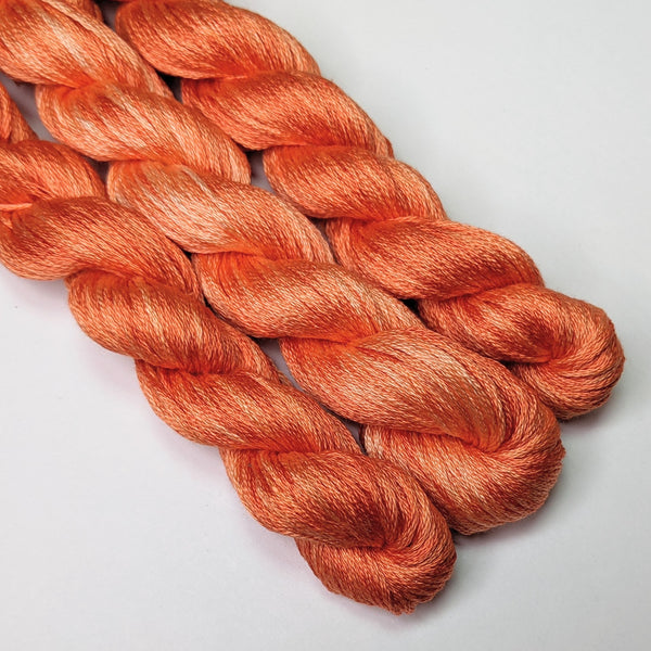 ORANGE - Hand Dyed Cotton Floss - PRE ORDER