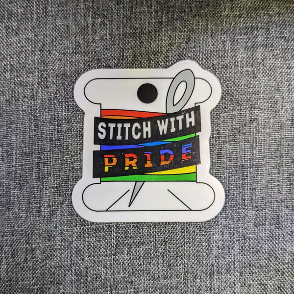 Stitch with PRIDE - Vinyl Sticker