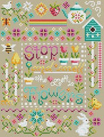 Pretty Flowers Sampler - Shannon Christine Designs Pattern
