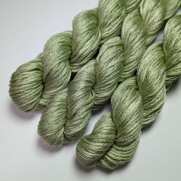Tea Green - Hand Dyed Cotton Floss - PRE ORDER