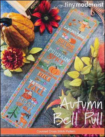 Autumn Bell Pull - Tiny Modernist Pattern